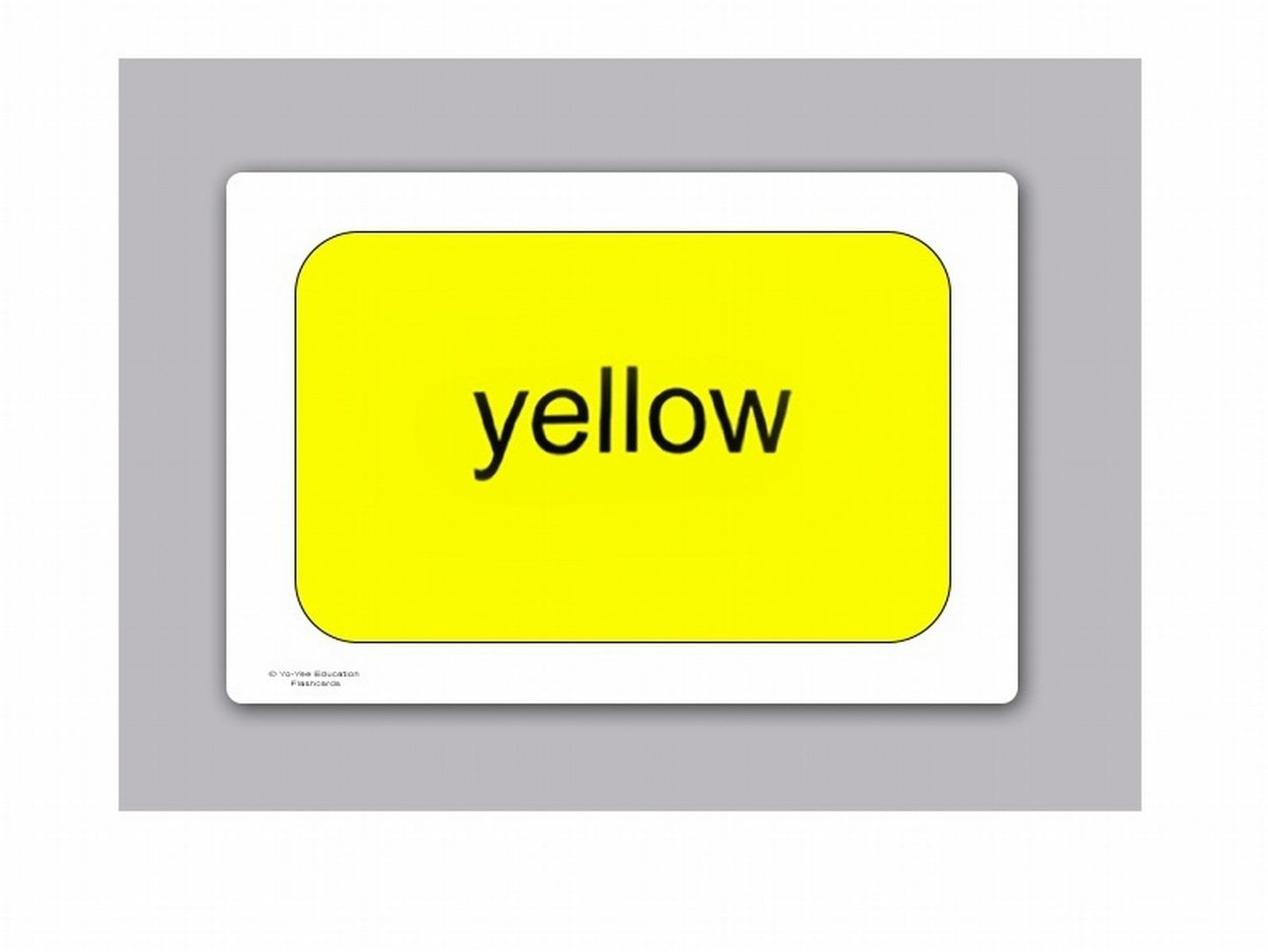 Yo-Yee Flash Cards - Color Picture Cards - English Vocabulary Cards for Toddlers and Babies - English Flashcards - Including Teaching Activities and Game Ideas and More and More