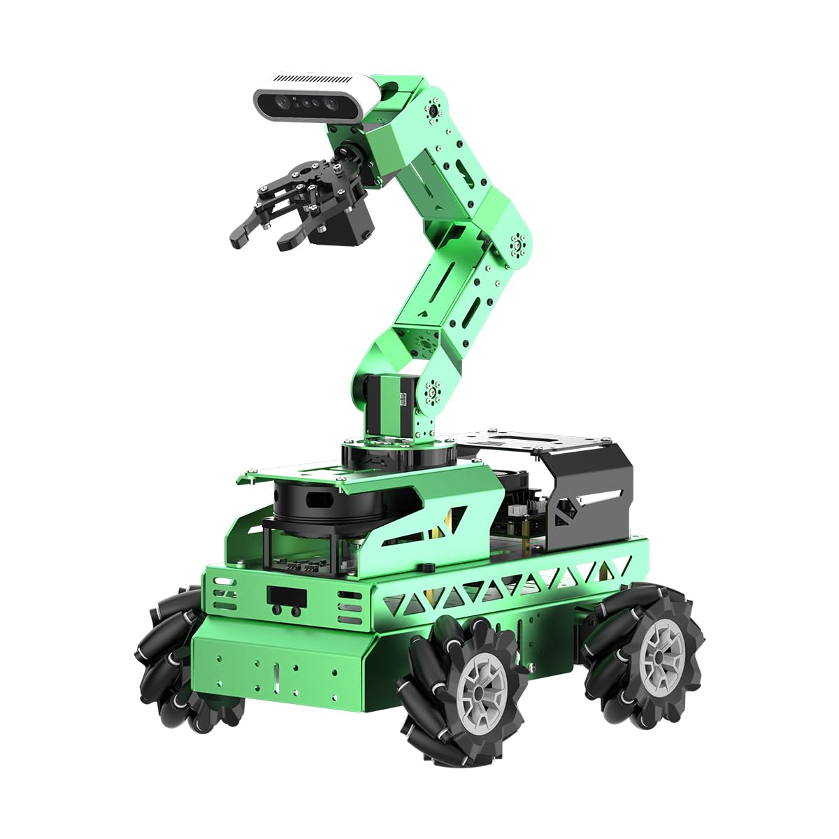 HIWONDER Robot Car with ChatGPT Large AI Model ROS2 ROS1 Education Lidar SLAM Mapping Navigation AI Vision 6DOF Robotic Arm Voice Control Smart Sorting, JetRover Standard Kit & Jetson Nano 4GB