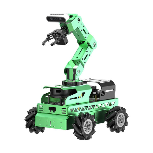HIWONDER Robot Car with ChatGPT Large AI Model ROS2 ROS1 Education Lidar SLAM Mapping Navigation AI Vision 6DOF Robotic Arm Voice Control Smart Sorting, JetRover Standard Kit & Jetson Nano 4GB