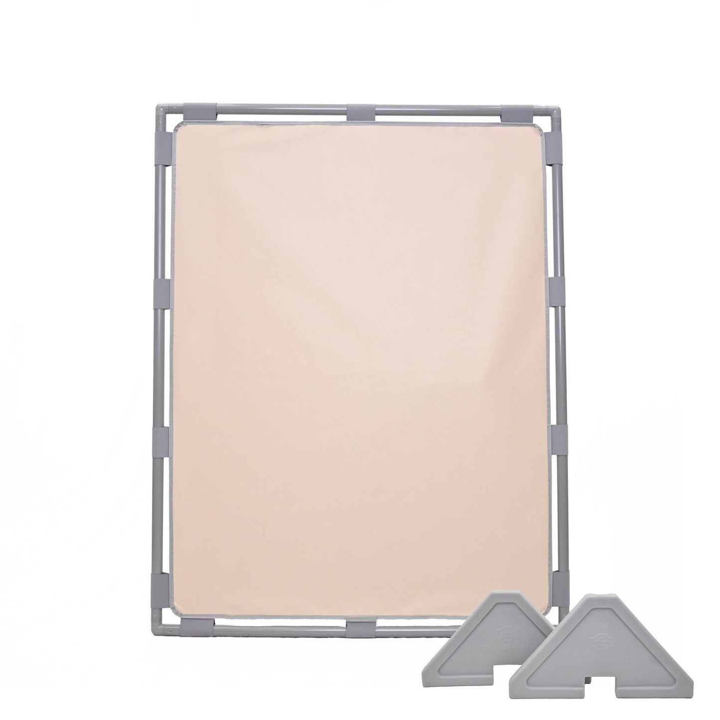 Children's Factory Big Screen PlayPanel, Kids Room Divider, Classroom Privacy Screen, Cantilever Feet Included, Sand