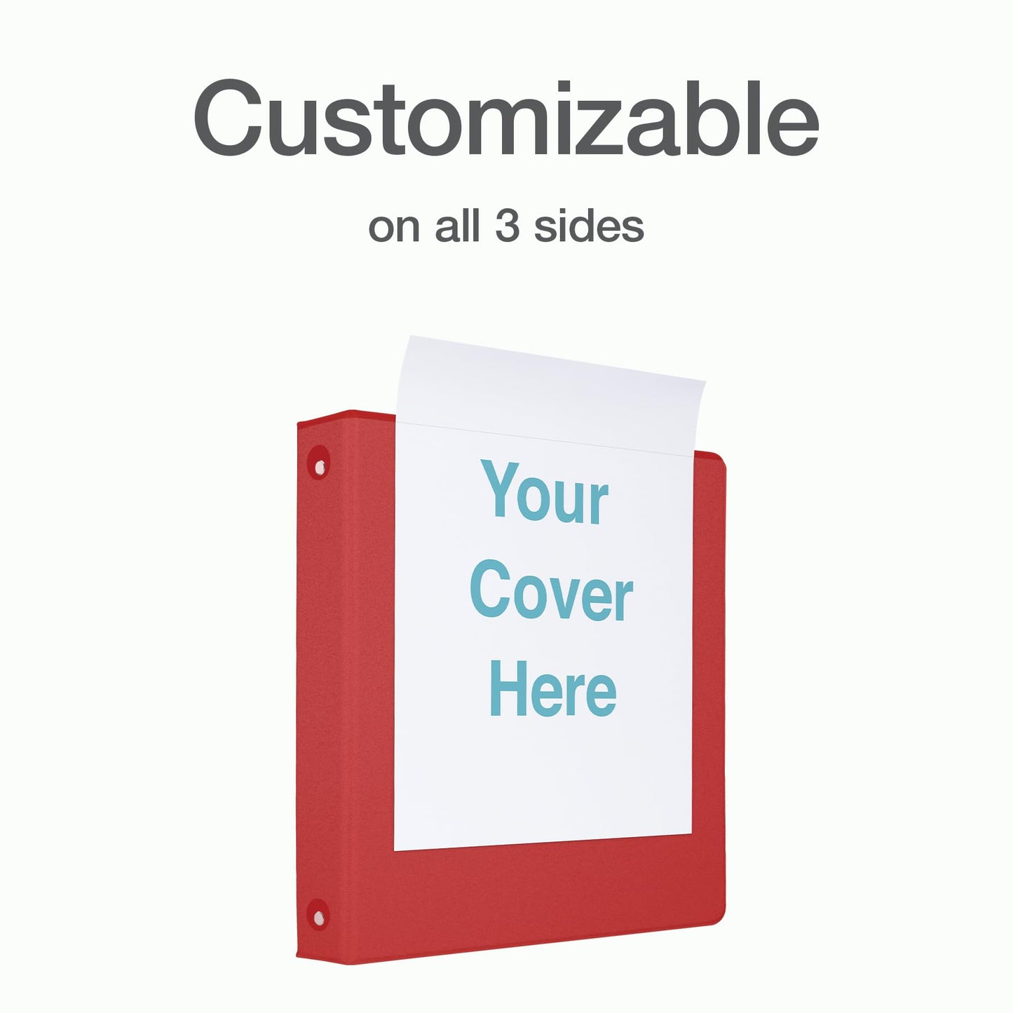 Cardinal 3 Ring Binders, 1.5 Inch, Round Rings, Holds 350 Sheets, ClearVue Presentation View, Non-Stick, Assorted Bright Colors, 6 Pack (79557)