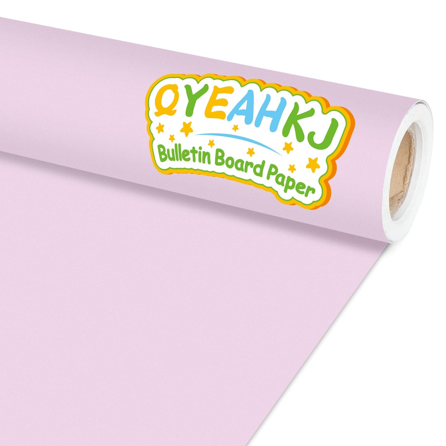 Qyeahkj Lavender Bulletin Board Paper Roll Light Purple Bulletin Board Background Paper Fade Resistant Classroom Decoration Poster Art Craft Home Wall Education Decoration Supplies 17.7in x 20ft