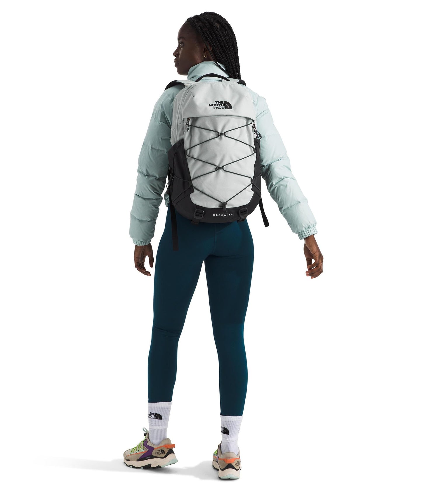 The North Face Borealis Commuter Laptop Backpack - Water Repellent, Laptop Sleeve, Large Main Compartment, Tin Grey Dark Heather/Asphalt Grey/TNF Black-NPF, One Size