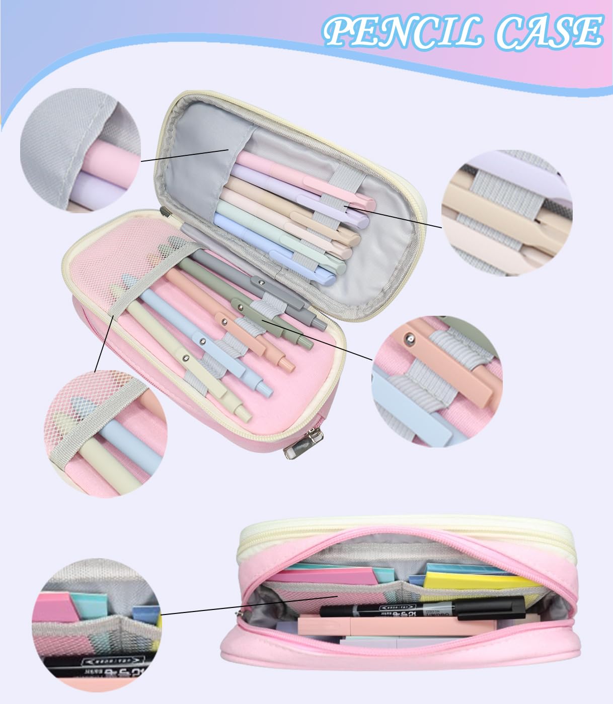 Bible Study Supplies Journaling Kit With Tabs, Highlighter, Notebook and Pen Case - Annotation Kit, Study Group Essentials Accessories Set for Women, Students, Beginner Christian Gifts