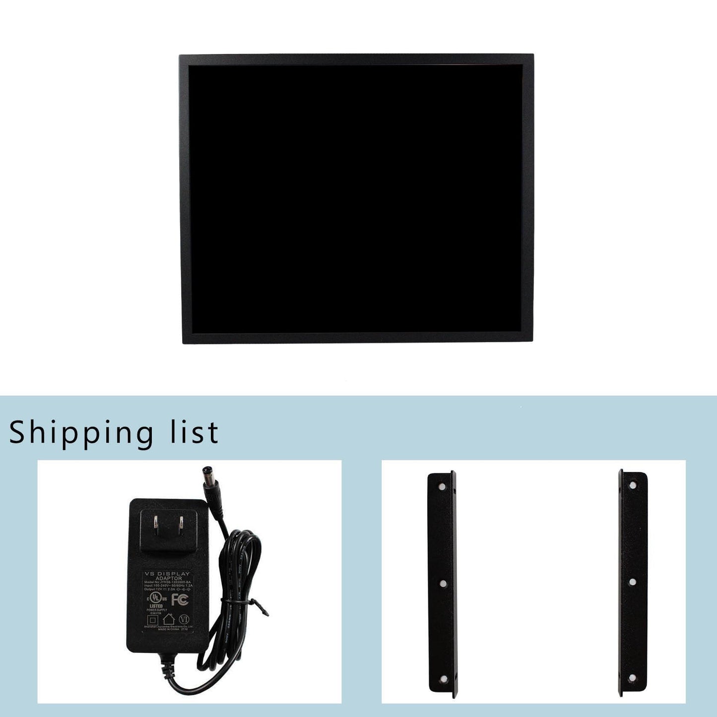VSDISPLAY 19'' 1280x1024 IPS LCD Touchscreen Monitor 4:3 with VGA DVI Input for DIY Gaming/PC/Industrial Extra Display
