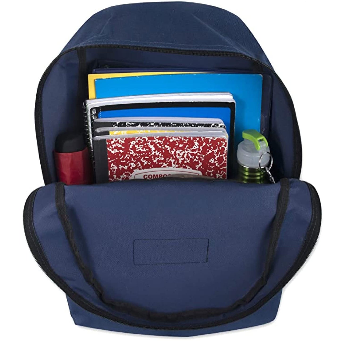 Trail maker Backpack with School Supplies for Kids - 20 Piece Back to School Supplies with 17" Backpack (Navy)