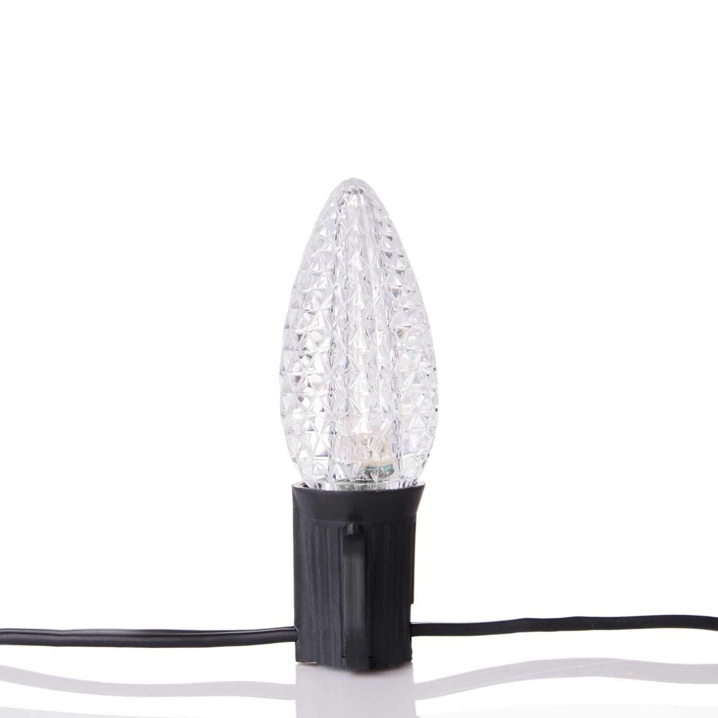 Minetom C9 LED Christmas Light Bulbs, Dimmable Warm White, 50 Pack, E17 Base for Indoor & Outdoor Holiday Decoration