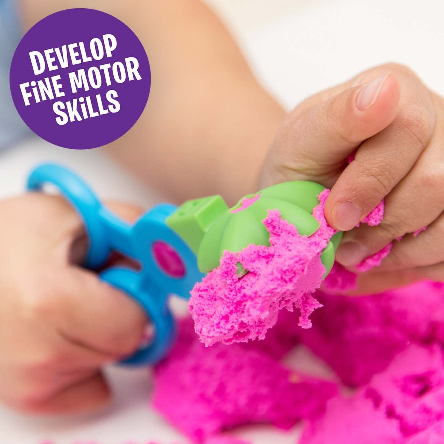 Educational Insights Playfoam Sand Sensory Set - Non-Toxic Play Sand Toys for Toddlers, Squishy Sensory Bin Filler for Home or Preschool Classroom, Moldable Crafting Compound, Kids Ages 3+