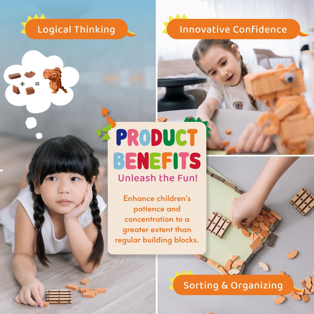Mortar, Real Red Clay Mini Bricks Rectangle Brick Bundle, Construction Education Toy for Kids 6+ Years Old & Adults, Realistic House, DIY Garden, STEM Building Set, Washable and Reusable (50pcs)