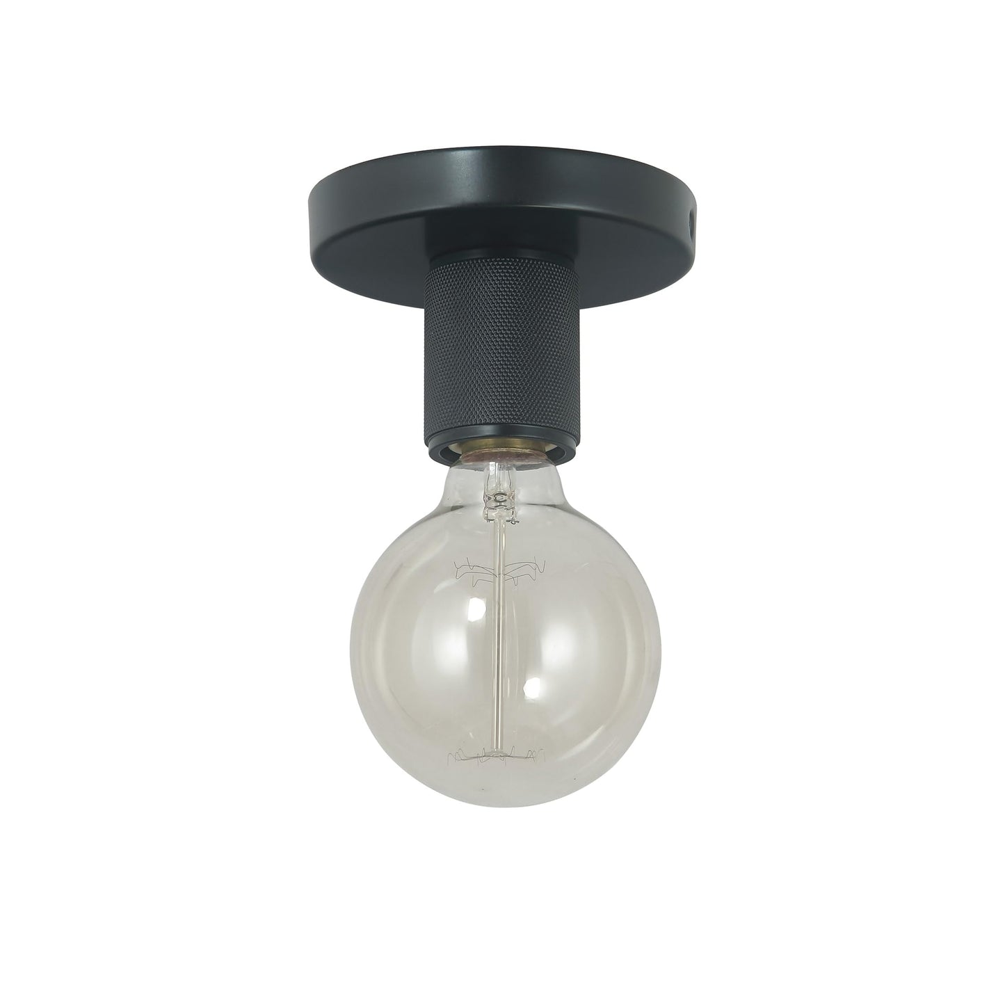 Dainolite RSW-41FH Flush Mount Light, 3.25in, LED Compatible, Matte Black