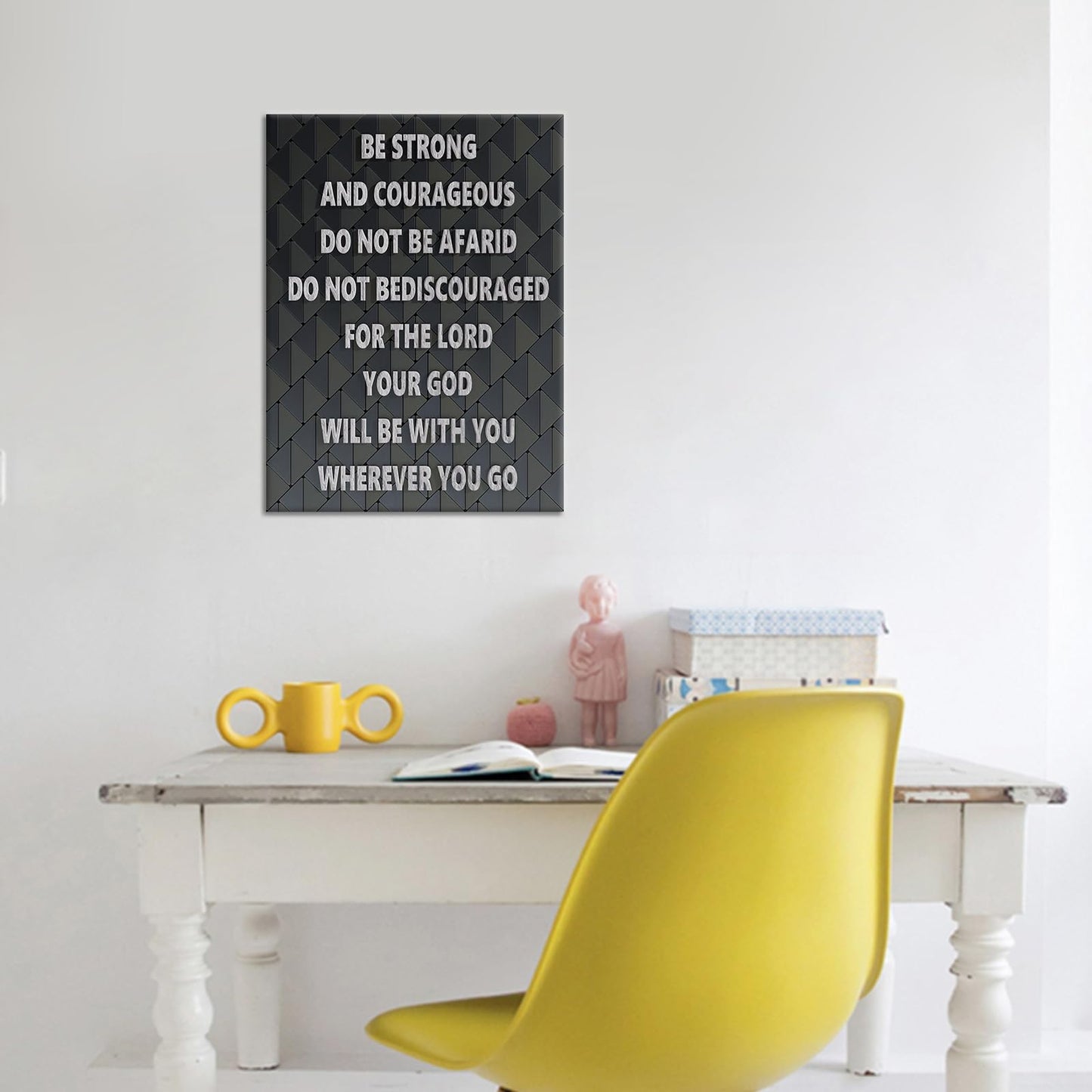 Inspirational Poster Wall Art Entrepreneur Positive Quotes Print on Canvas Motivational Signs Picture Painting Wall Decor Artwork for Modern Home Bedroom Gym Stretched and Framed [18''Hx24''W]