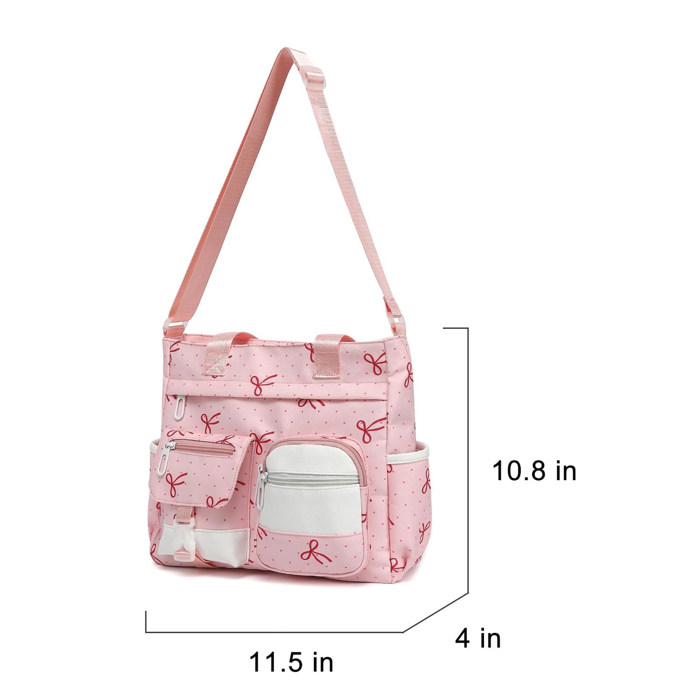 Phaoullzon Kawaii Messenger Bag Cute Purse Girls/Teens Crossbody Tote for Work