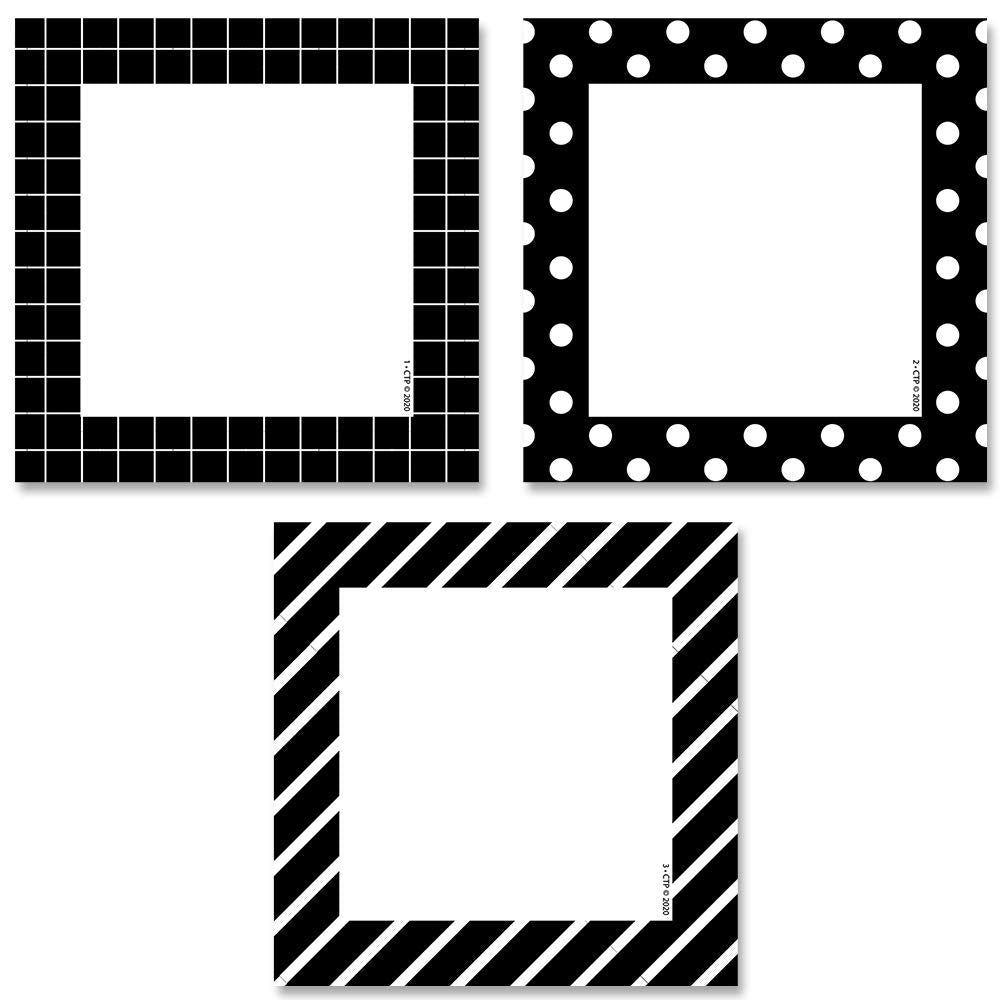 Creative Teaching Press Core Decor Pattern Cards 3" Designer Cut-Outs (10161)