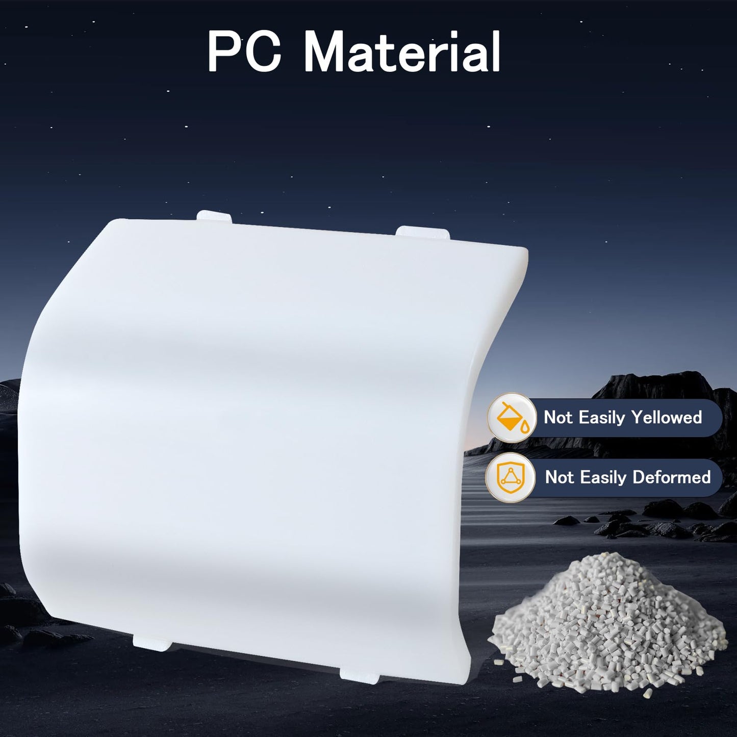 Generic White Interior Dome Light Lens Cover Compatible with Ford F-150 F-250 F-350 Bronco II E-Series Model D2LY-13783-E