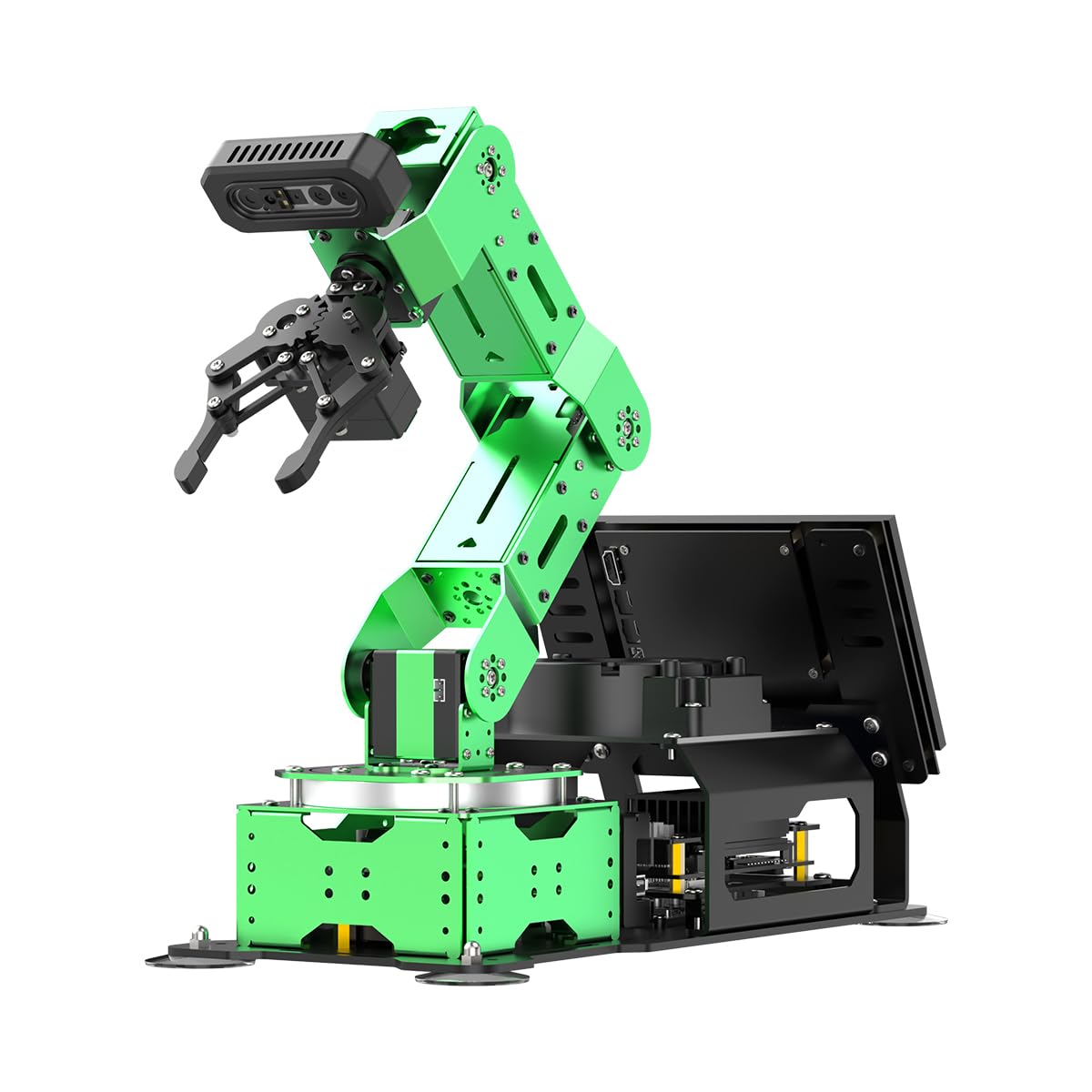 HIWONDER ROS2 ChatGPT Robotic Arm 6DOF Flexible Smart Robot Large AI Models Programming Robot Arm Kit ROS Education AI Vision & Voice Command Scene Understanding, JetArm Ultimate Kit Without Jetson