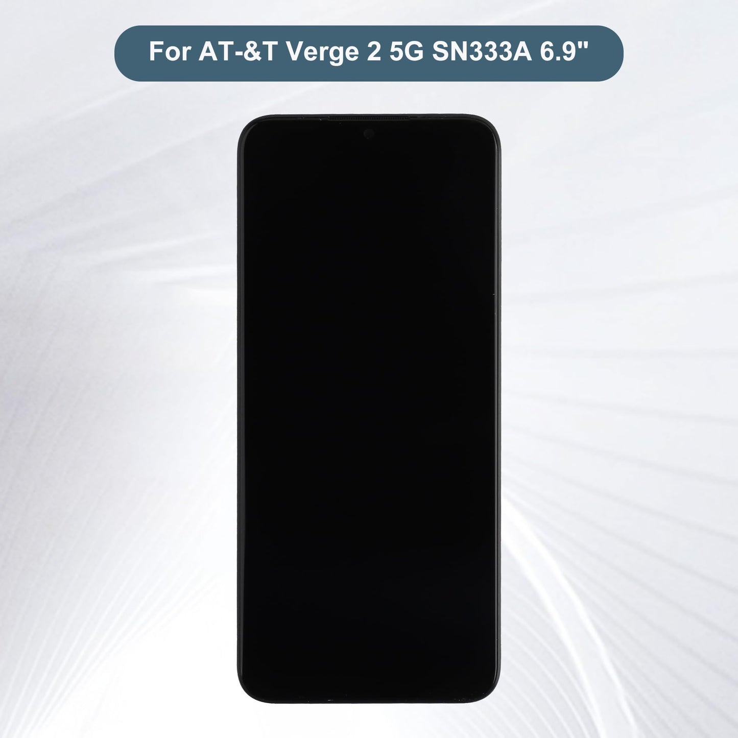E-yiiviil Replacement LCD Display Touch Screen Digitizer Assembly Compatible with AT&T Verge 2 5G SN333A 6.9" with Tools