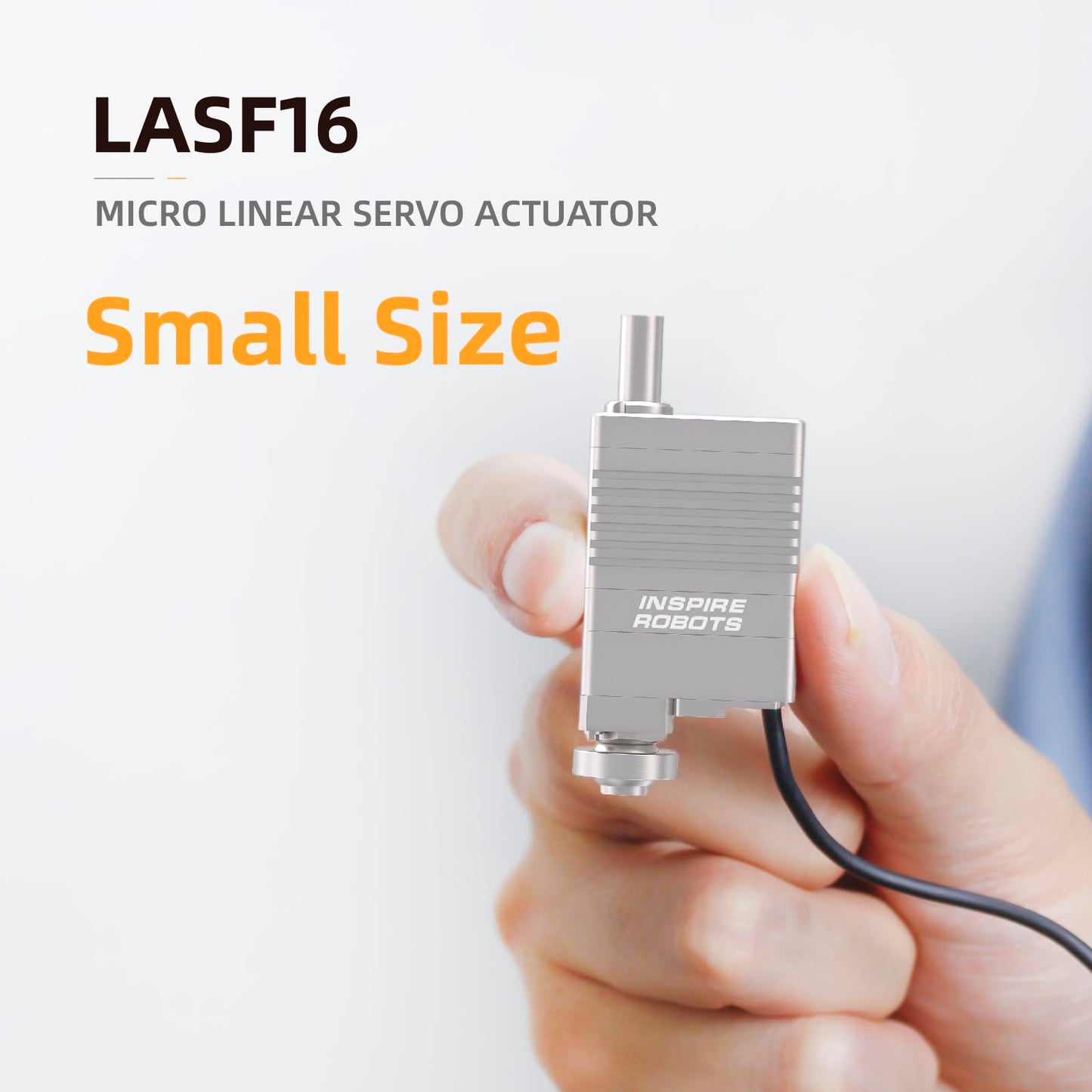High Precision Micro Linear Servo Actuator with Force Control Sensor,Stroke 16mm,Force 7.9lbs(35N), Speed 53mm/s | for Robotics,Industrial Automation,Medical and Healthcare Equipment|LASF16-084D
