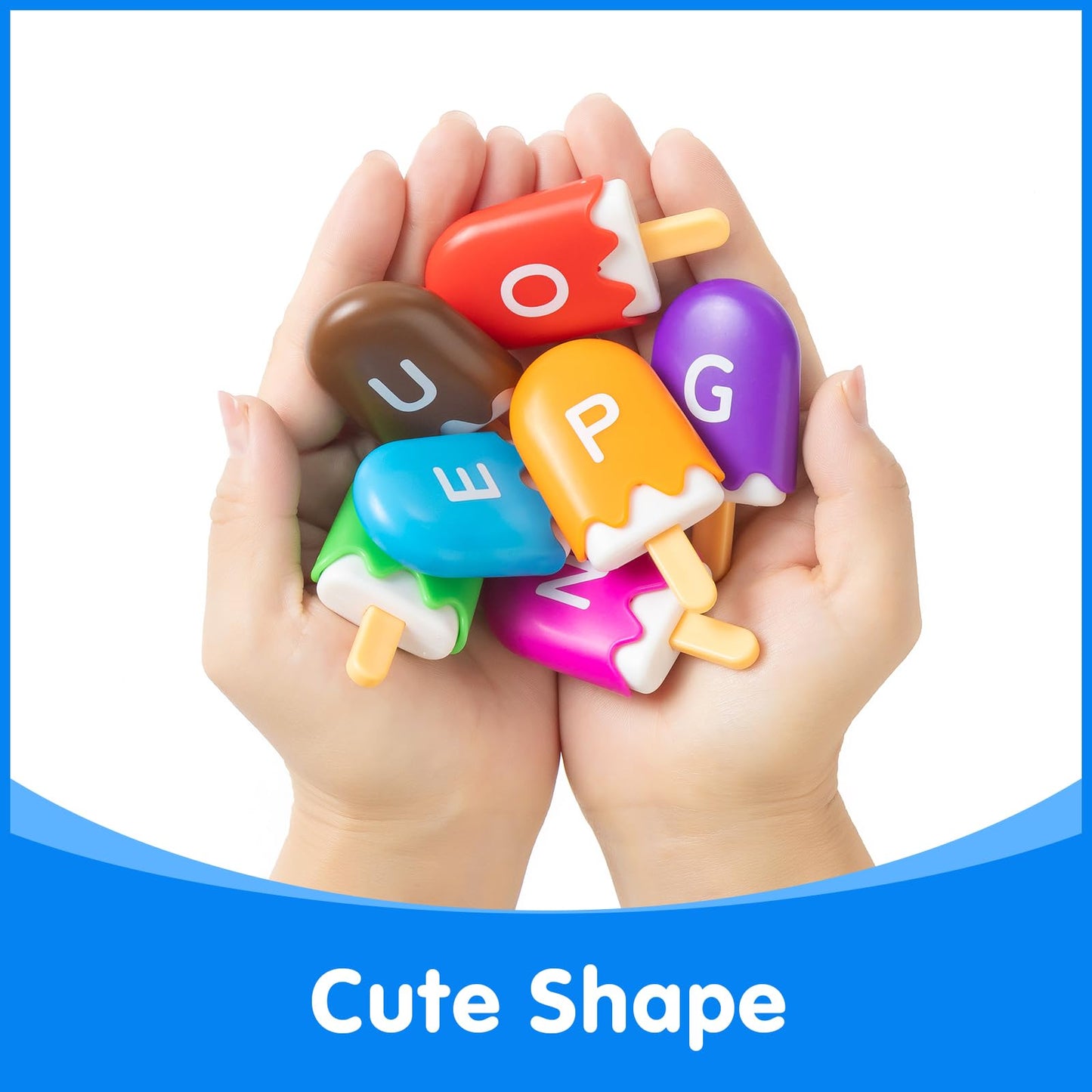 Odoorgames ABC Popsicles – Alphabet Learning Toys, Preschool Educational Toys for Classroom - Fun and Engaging Matching Game