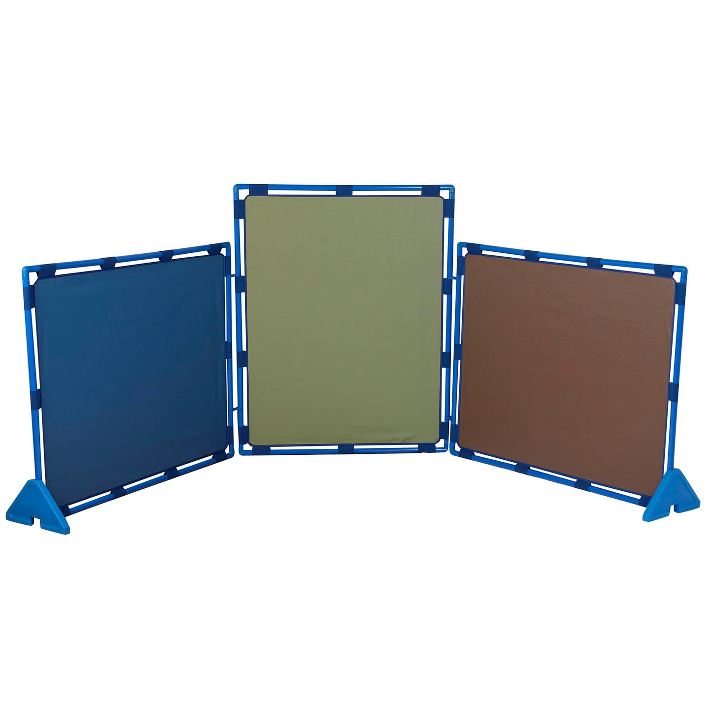 Children's Factory Big Screen PlayPanel - Set of 3, Kids Room Divider, Classroom Privacy Screen, Cantilever Feet Included, Woodland