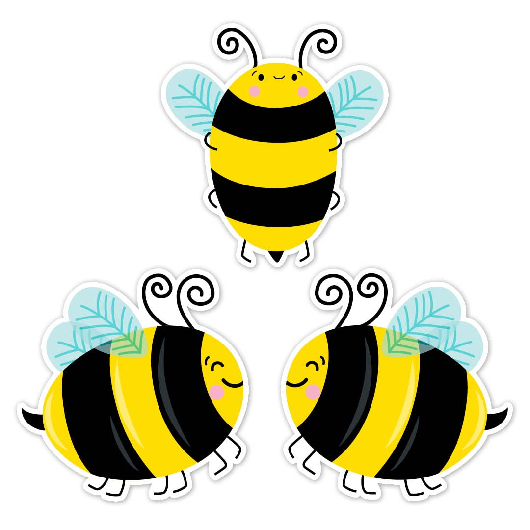 CTP Busy Bees Bees 3" Cut-Outs Classroom Accents (Creative Teaching Press 10882)
