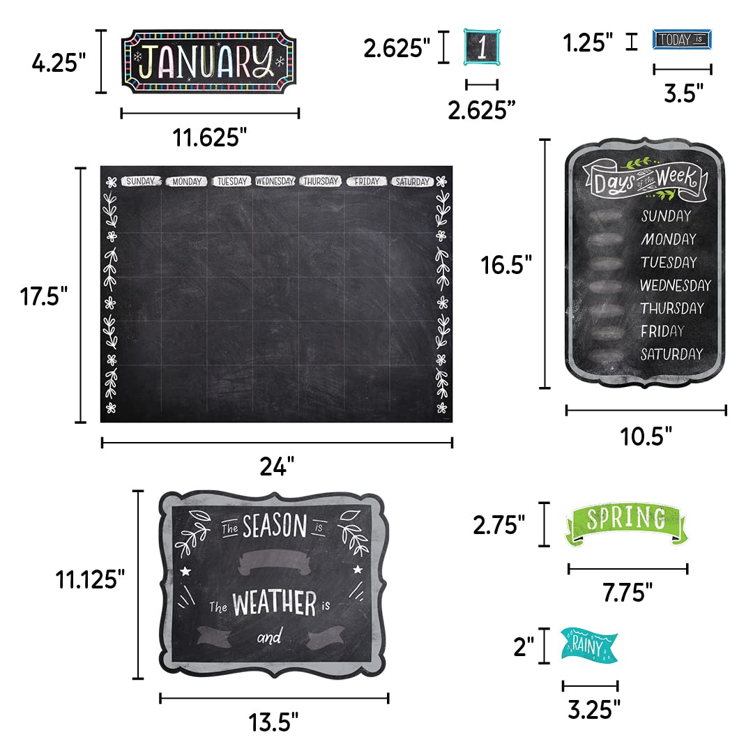 CTP Chalk It Up! Calendar Set Bulletin Board (Creative Teaching Press 10873)