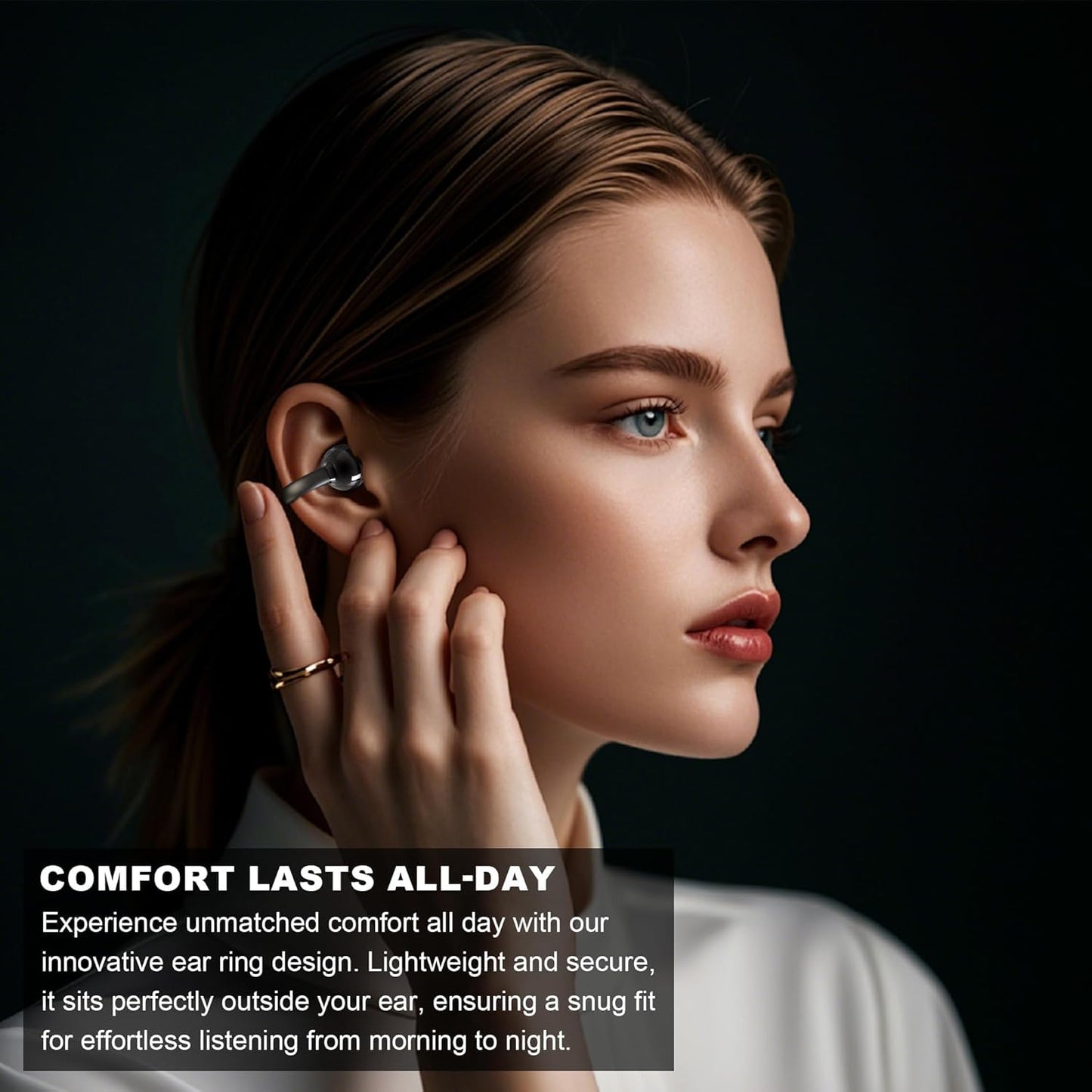 AI Translation Earbuds Real Time, 144 Languages Translator Earbuds for iOS & Android, Hi-Fi Sound, 3-in-1 Translation Headphone for Travel, Business & Learning with Charging Case & LED Display - Black