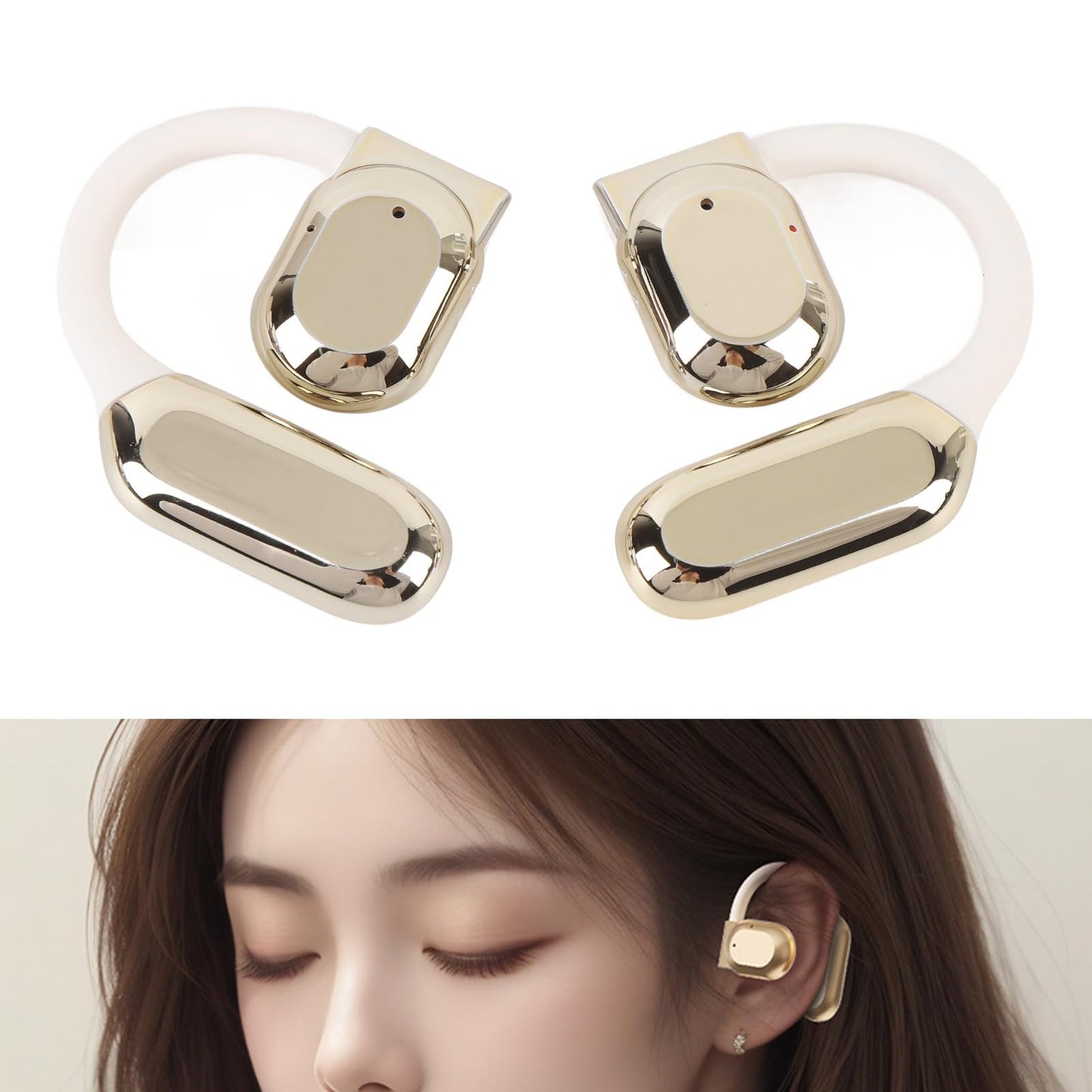 Wireless Earbuds for Real Time Translation 144 Languages, AI Translator Earbuds with App, Bluetooth Headset for Travel, Business Meeting and Language Learning