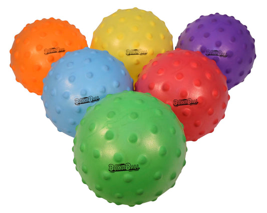 Sportime Large SloMo BumpBalls, Assorted Colors, Set of 6 , 1 Pint - 108806