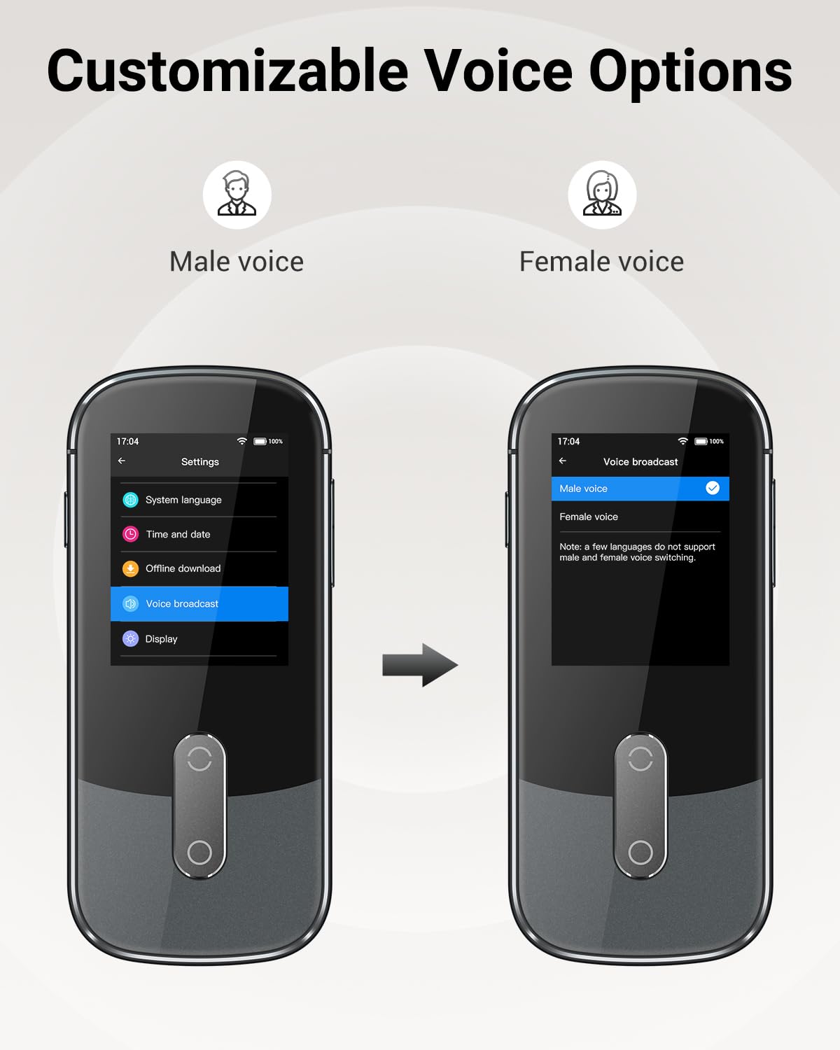 XUPURTLK Language Translator Device No WiFi Needed, Two-Way Real Time Voice Translation Device, 144 Languages Online Offline Voice Text Photo Translation for Travel, Business, Learning