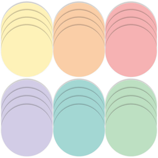 Lincia 24 Pack Colorful Dry Erase Dots Circles Spots for Classroom Table 10.5 Inch Removable Vinyl Desktop Stickers Spots Wall Decals for 100th Day of School Teacher Students Home (Candy Colors)