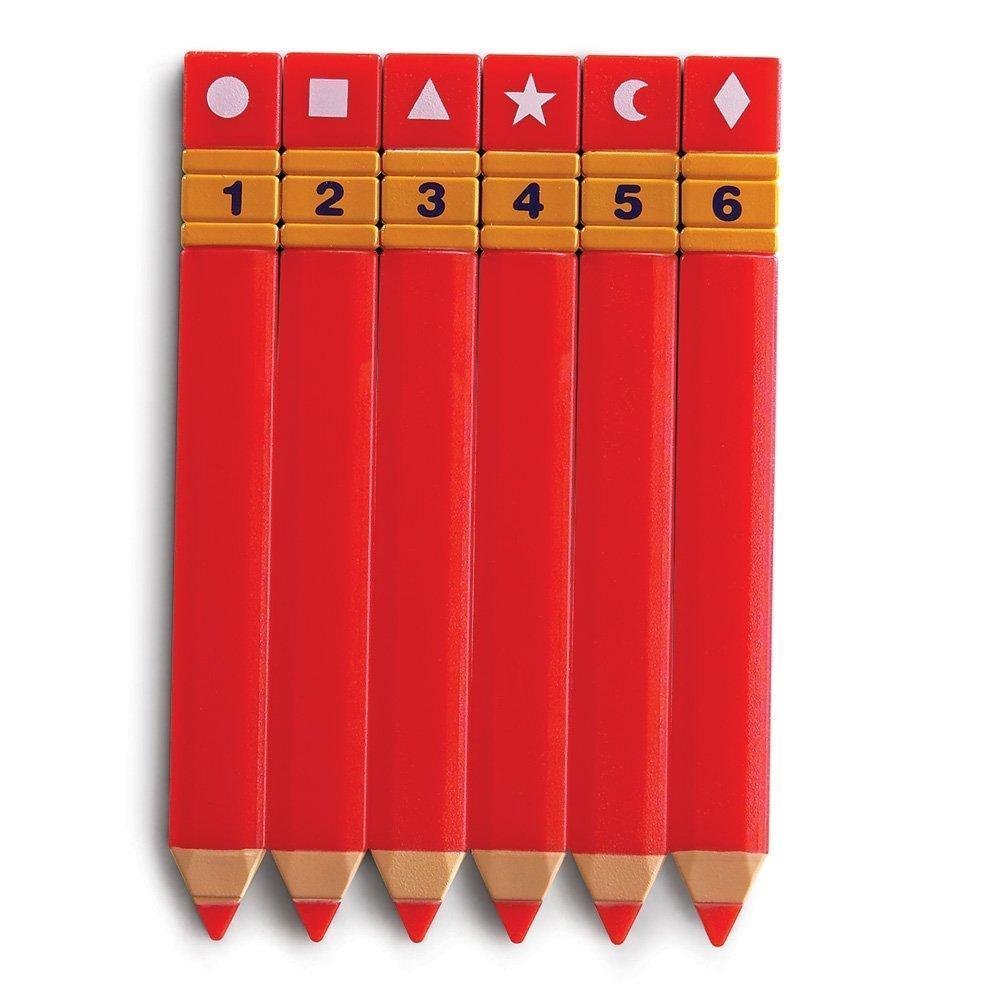 Learning Resources Student Grouping Pencils - Talking Stick for Classroom, Classroom Name Sticks, Name Pencils, Flip Stick for Students, Teacher Supplies