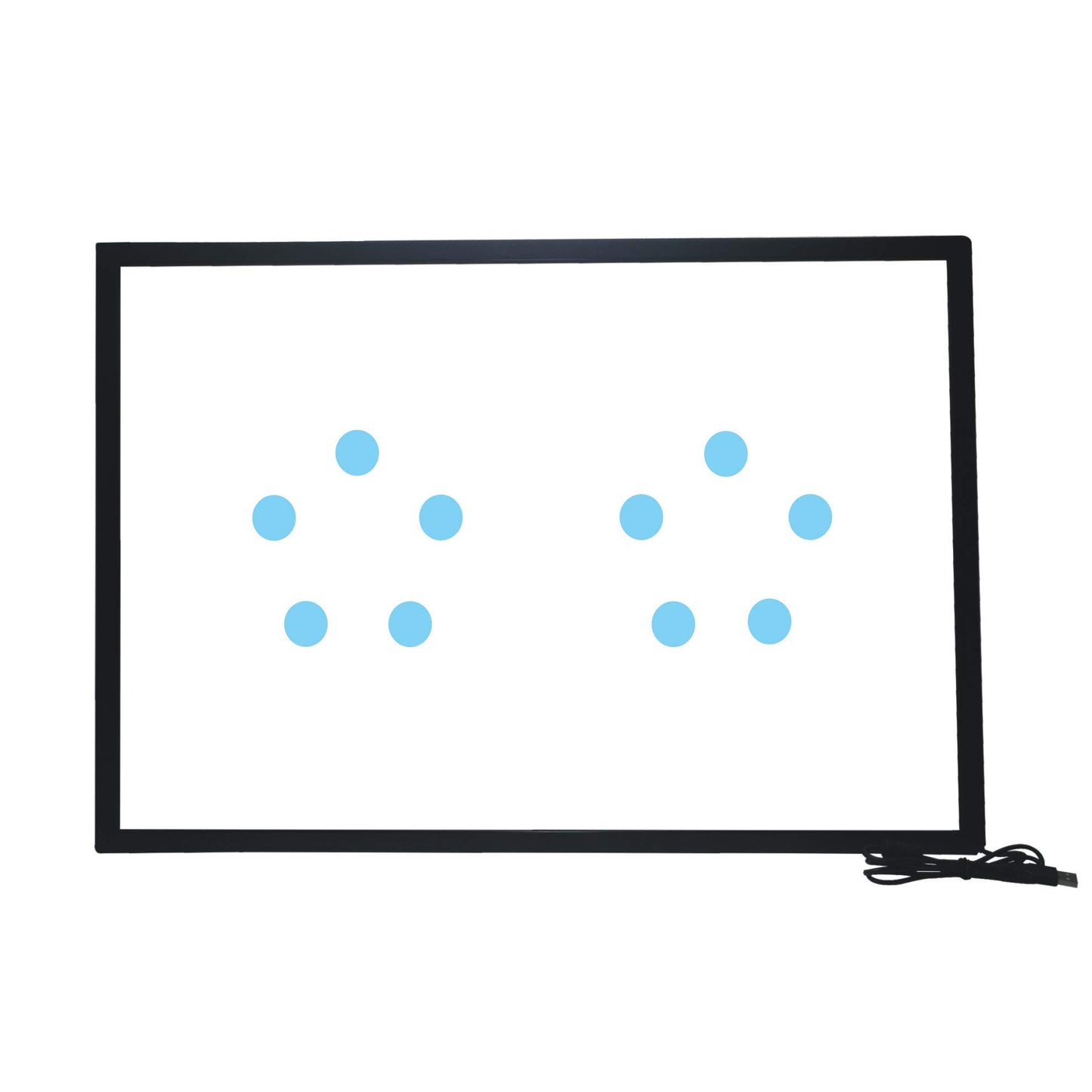 DeYoWo 75 Inch Interactive 10 Points Infrared IR Touch Screen Overlay Frame Free Driver