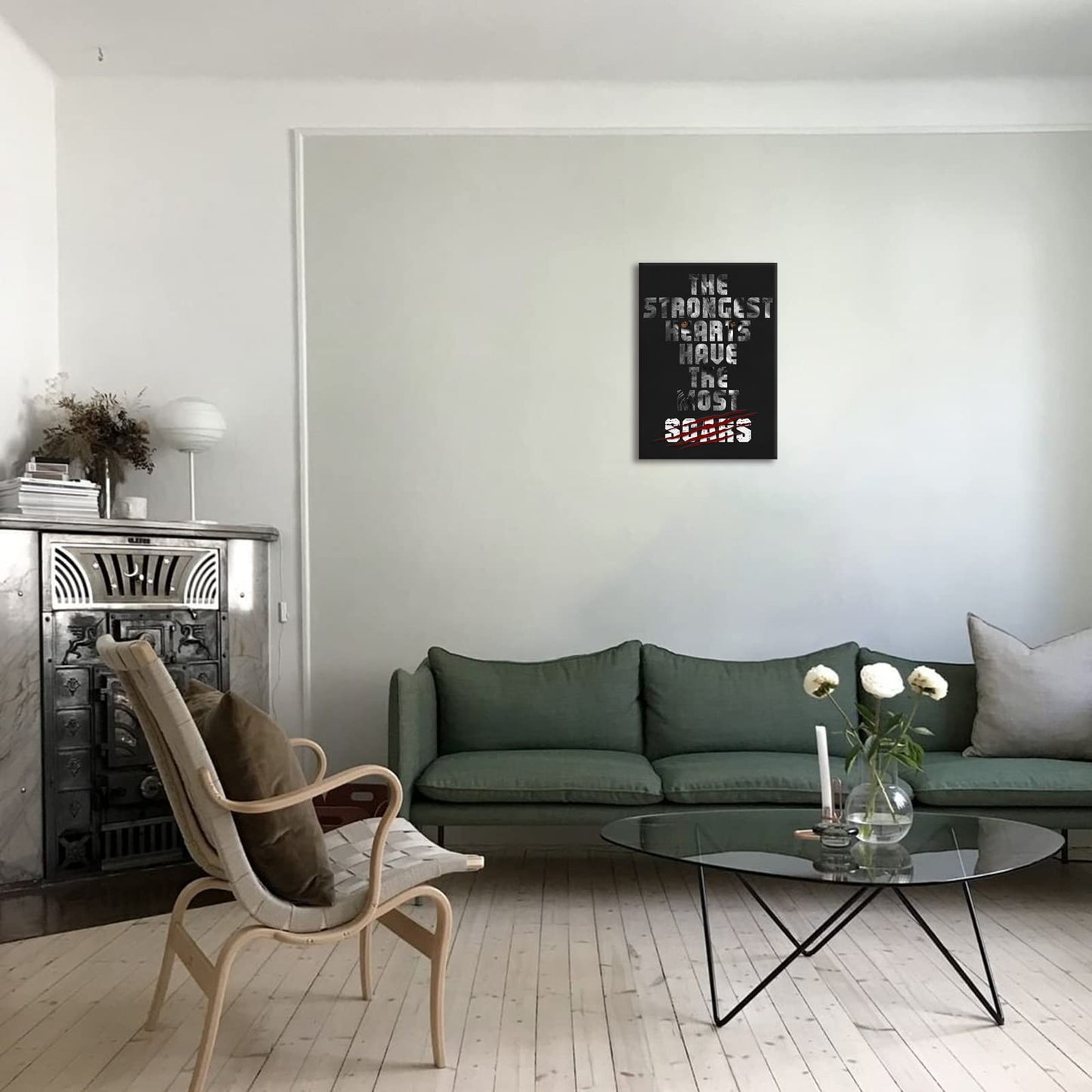 Wall Art Work-Creative Inspirational Canvas Prints, Painting Printing Art Canvas, Animal Print Motivational Wall Art Canvas, Suitable for Office, Hotel, Restaurant (Motivational-B3, 18x24 inches)