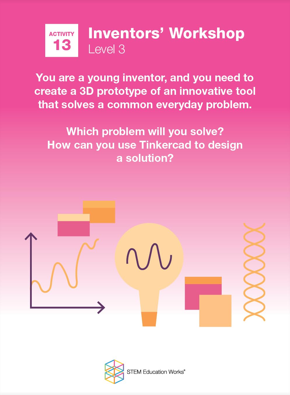 3D Printing Activity Cards - 15 STEM Activities for Kids and Adults