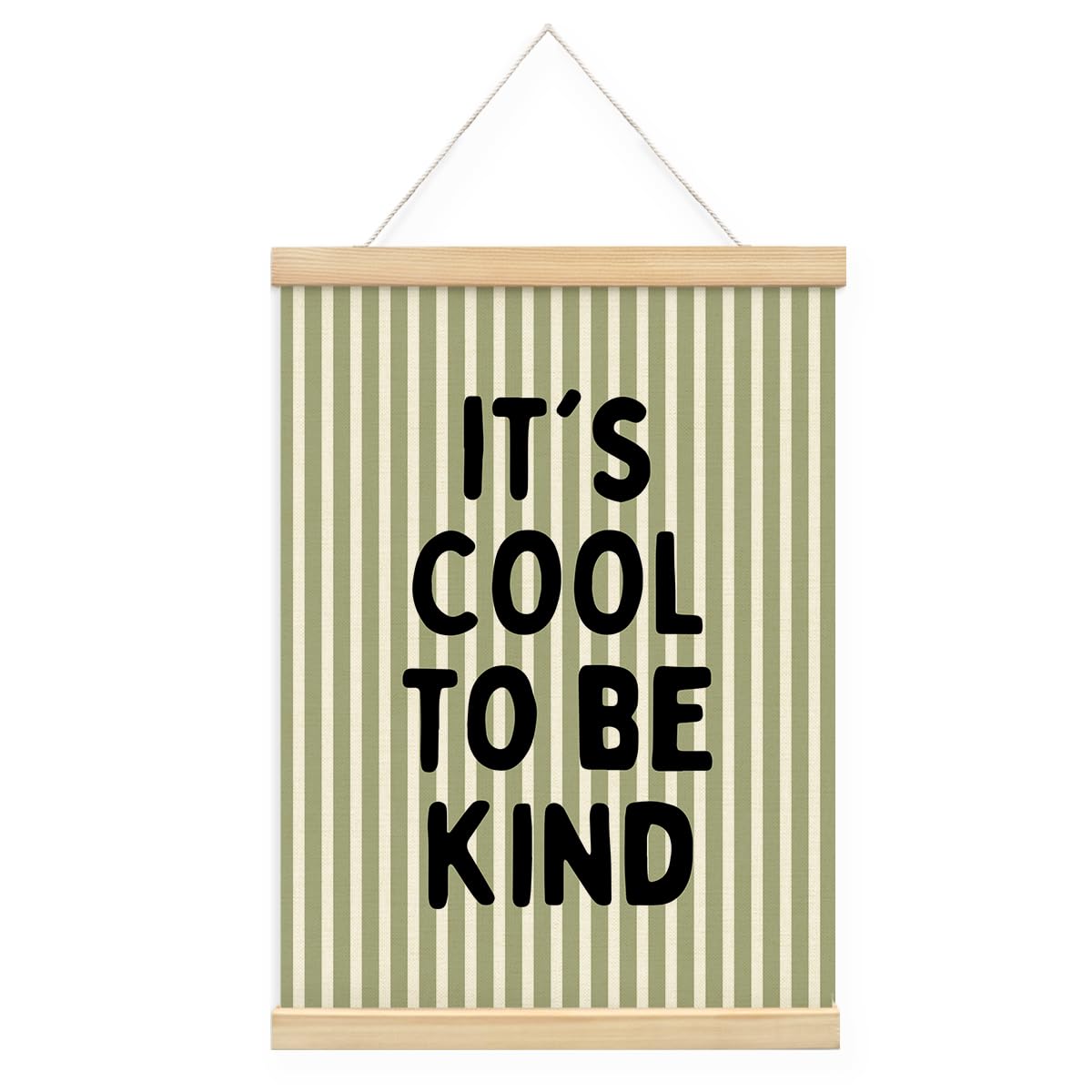 STHTTSW Kids Room Decor,Sage Green Classroom Wall Decor,It's Cool to Be Kind Banner,Baby Nursery Decor Wall Hanging Flag for Bedroom Playroom Classroom Kids Rroom 12x16 Inch