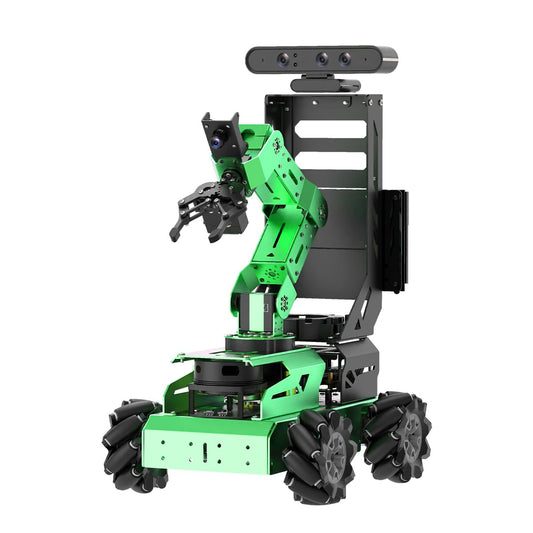 HIWONDER JetAuto Pro ROS2 Robot Car with 5DOF AI Vision Robotic Arm Support SLAM Mapping/Navigation/Autonomous Driving/Python for Engineering Student and Adults（Advanced Kit with Jetson Nano 4GB）