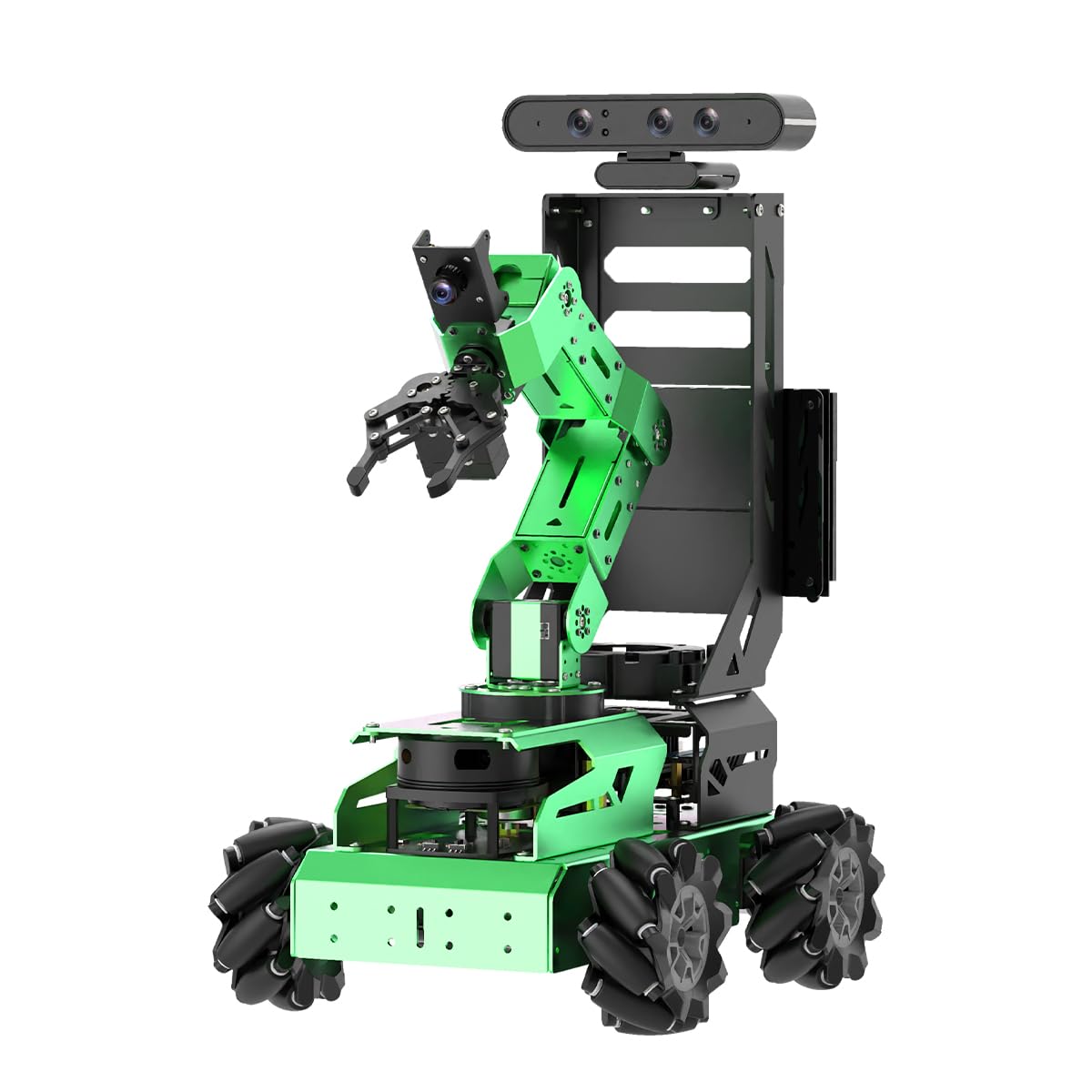 HIWONDER JetAuto Pro ROS2 Robot Car with AI Vision Robotic Arm Support SLAM Mapping/Navigation/Autonomous Driving/Python for Engineering Student and Adults（Ultimate Kit with Jetson Nano 4GB）