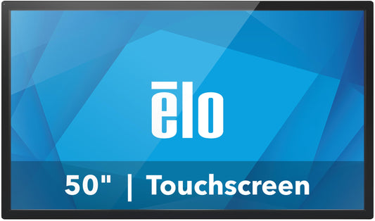 Elo 5054L - 50" 4K Touchscreen Signage - Infrared (IR) Anti-Friction, 20 Touch, 3840 x 2160, Black