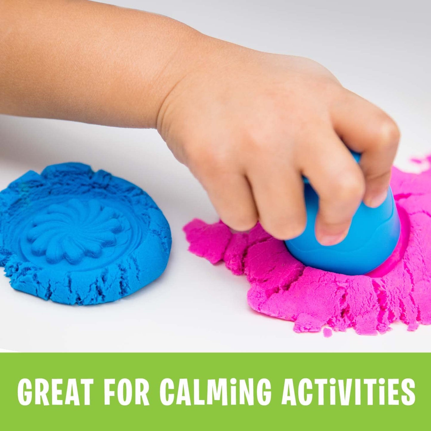 Educational Insights Playfoam Sand Sensory Set - Non-Toxic Play Sand Toys for Toddlers, Squishy Sensory Bin Filler for Home or Preschool Classroom, Moldable Crafting Compound, Kids Ages 3+