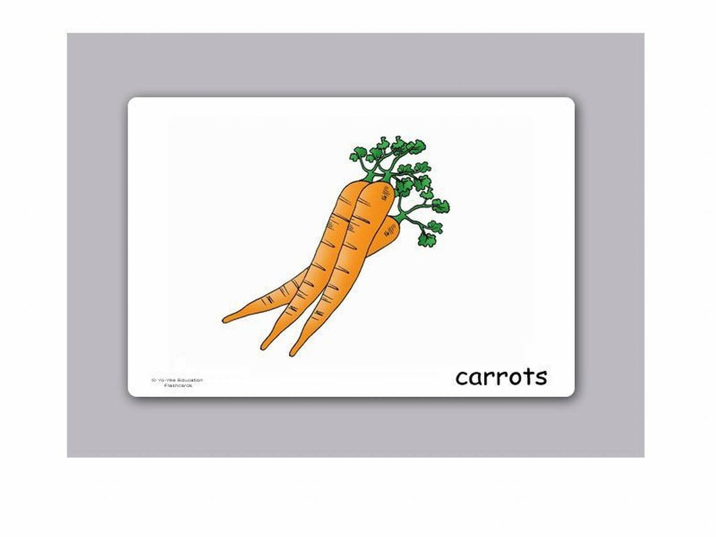 Yo-Yee Flash Cards - Vegetables and Health Food Picture Cards for Language Learning for Toddlers, Kids, Children and Adults - Including Teaching Activities and Game Ideas and More