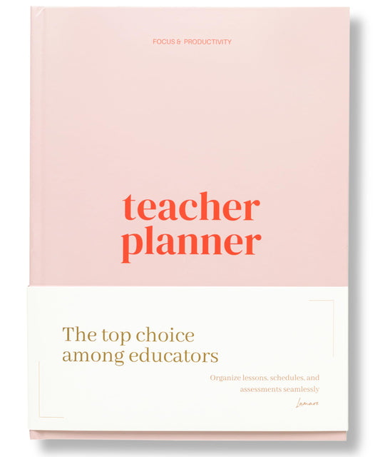Lamare Teacher Planner 2026-2027 – Hardcover Undated Planner & Lesson Planner Book for Teachers with Class Schedule, Student Info & Weekly Planning - 8x11"
