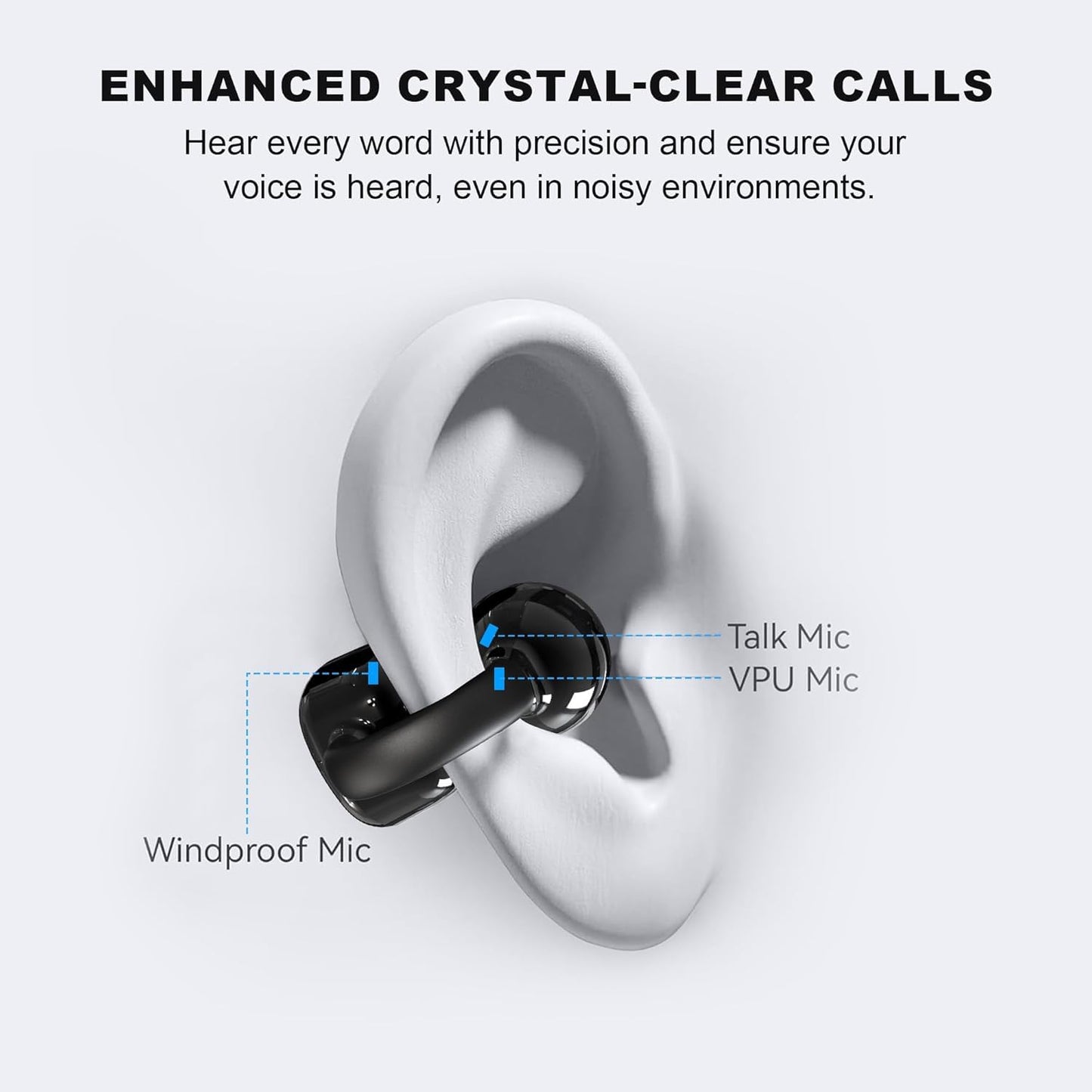 AI Translation Earbuds Real Time, 144 Languages Translator Earbuds for iOS & Android, Hi-Fi Sound, 3-in-1 Translation Headphone for Travel, Business & Learning with Charging Case & LED Display - Black