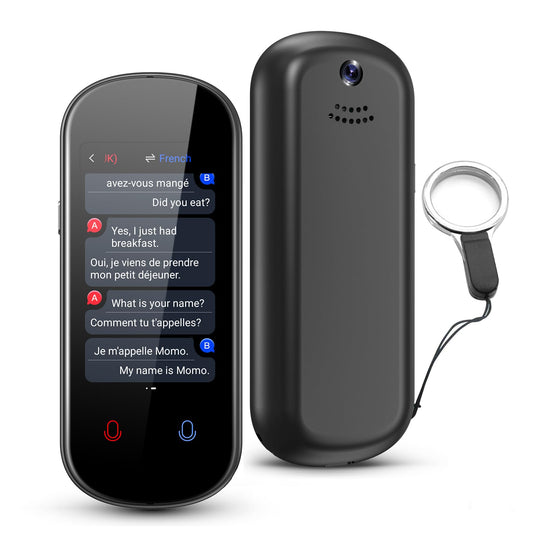 Language Translator Device, 150+ Languages Two Way Real Time Translator Device Support Offline&Recording&Photo Translation, High Accurate Portable Instant Voice Translator for Business Learning Travel