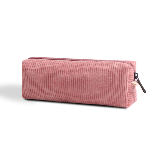OZAOZ Cute Pencil Case Aesthetic Student Pencil Pouch Coin Pen Pouch Cosmetic Bag Office Stationery Organizer For Kids Teen School (Pink)