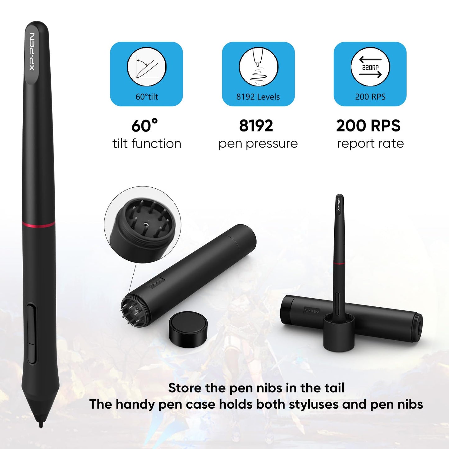 Drawing Tablet with Screen XPPen Artist 22R pro Computer Graphics Tablet 120% sRGB with Battery-Free Stylus Full-Laminated Technology, 21.5 inch Pen Display with 20 Shortcut Keys & 2 Red Dial(Black)