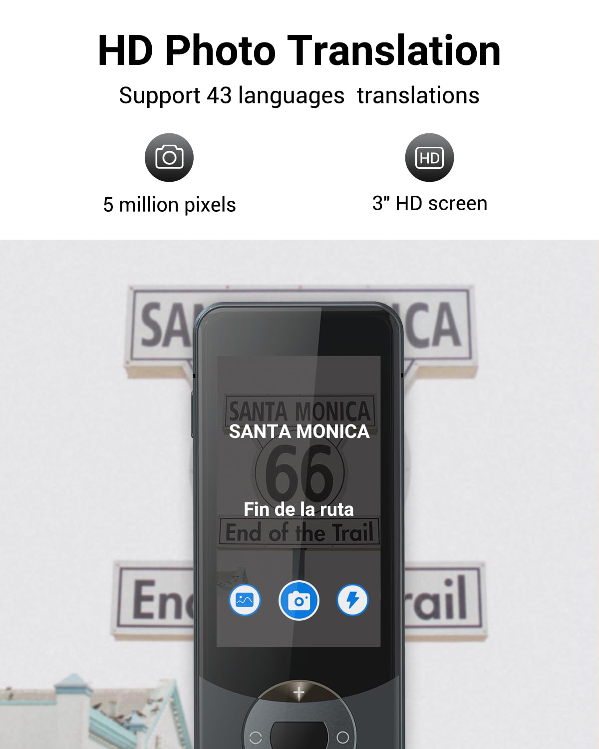 XUPURTLK Language Translator Device, Voice Translator Device Two Way, 144 Languages Real-Time Translator Device No WiFi Needed, Offline & Recording & Photo Translation for Travel, Business, Learning