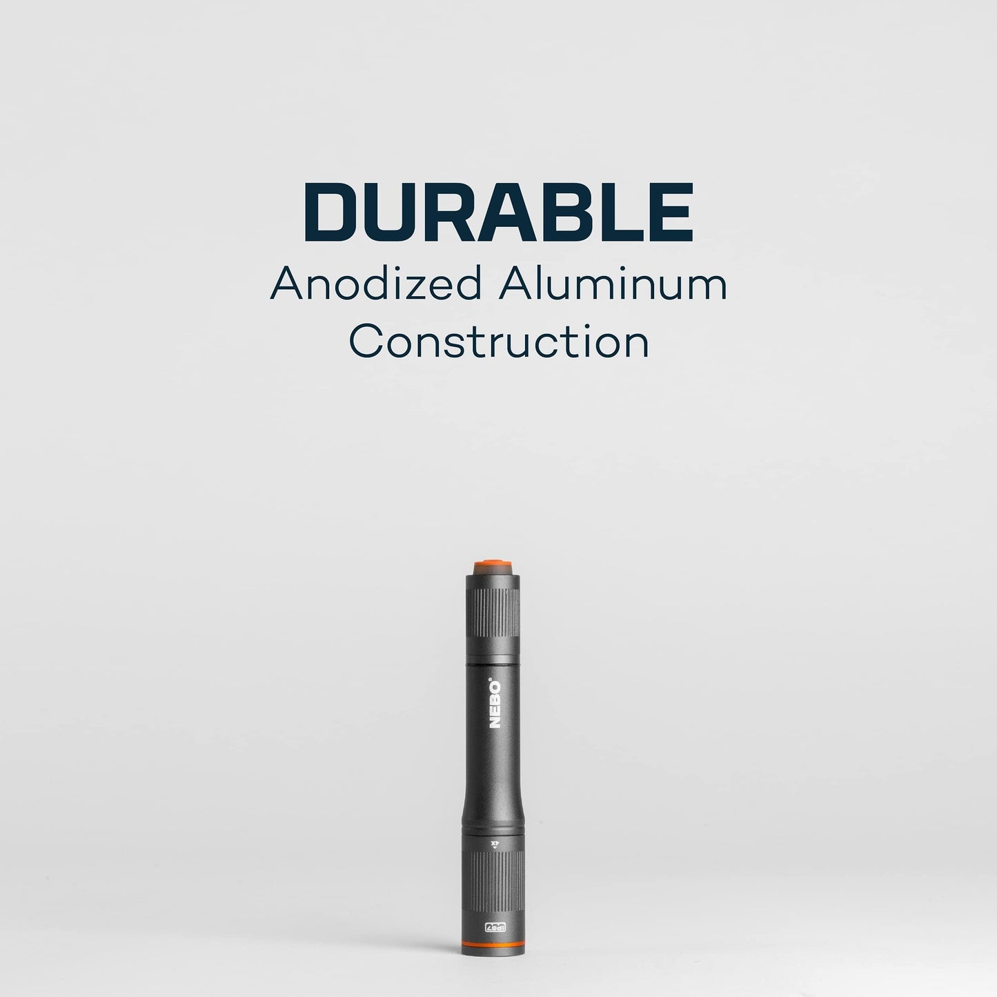 NEBO COLUMBO Pen Light | 100 Lumen Compact Inspection Light | Aluminum | Storm Gray | Model NEB-POC-0006 | One Size