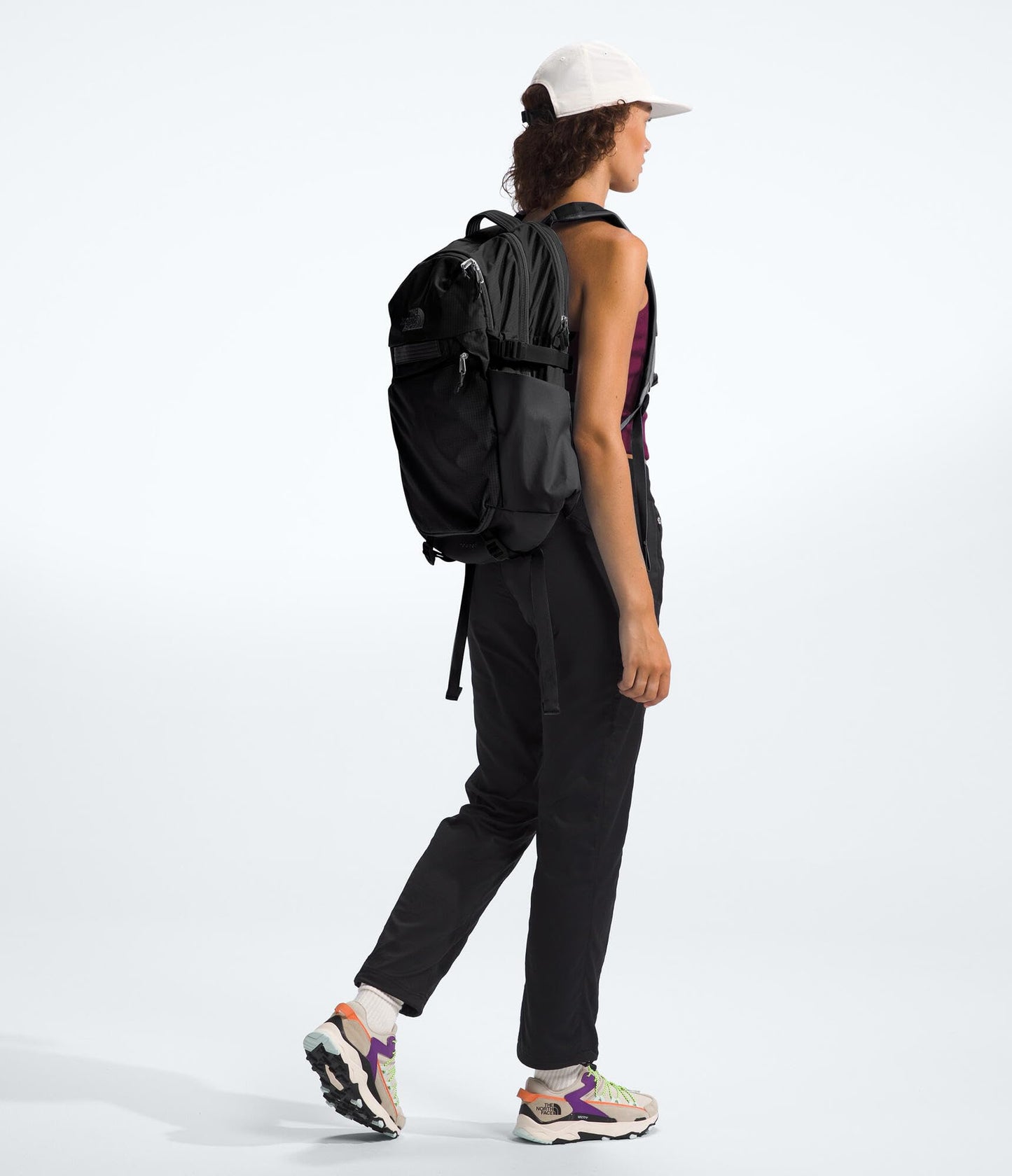 The North Face Router Everyday Laptop Backpack - Daypack, Water Repellent, Laptop Sleeve, Reflective Details, TNF Black/TNF Black-NPF, One Size