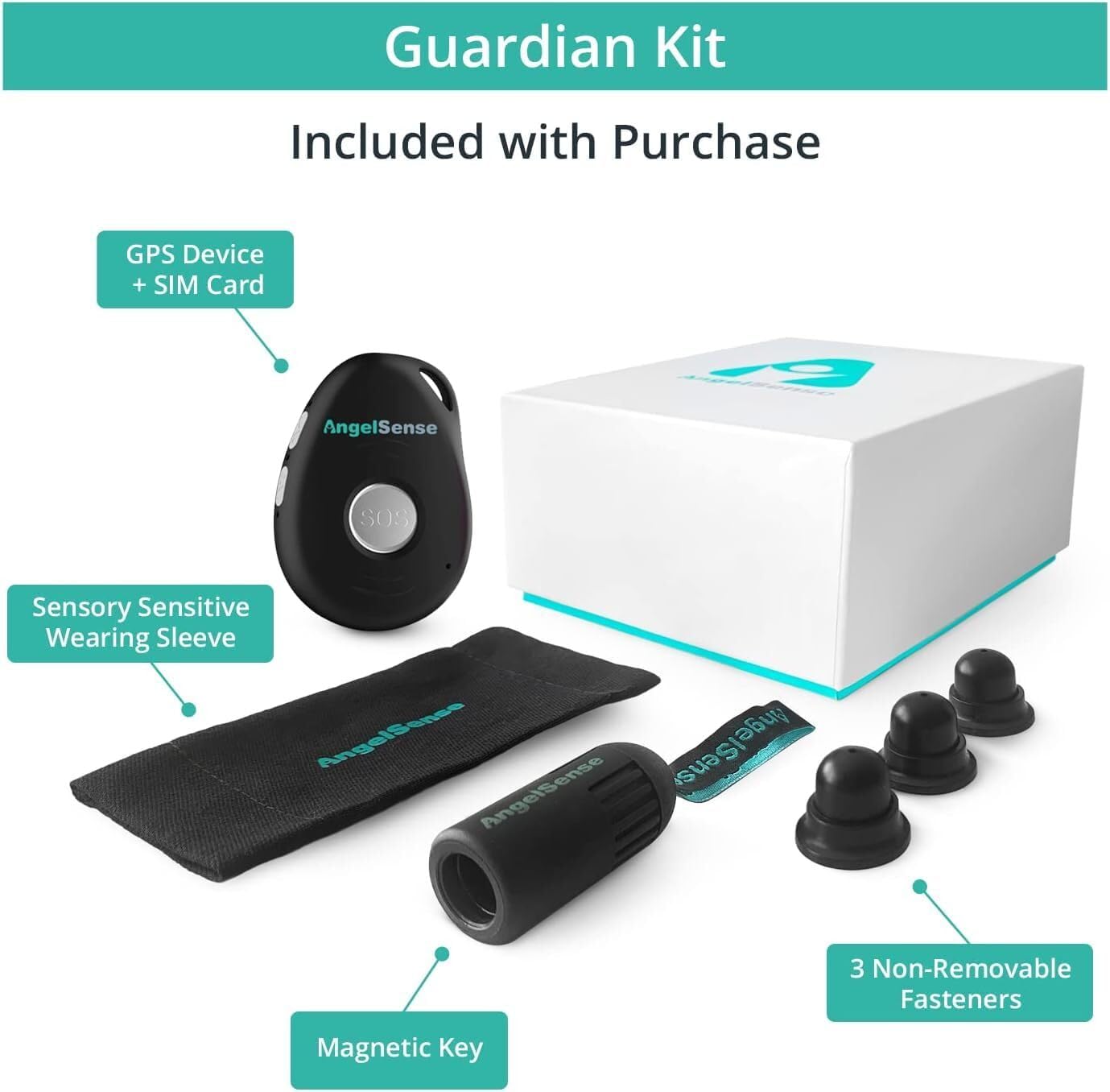 Safety Monitor for Kids with Special Needs, Autism and Elderly - GPS Tracker for Kids, SOS Button, 2-Way Speakerphone, Real Time Location Alerts, School Bus Tracking - Subscription Required