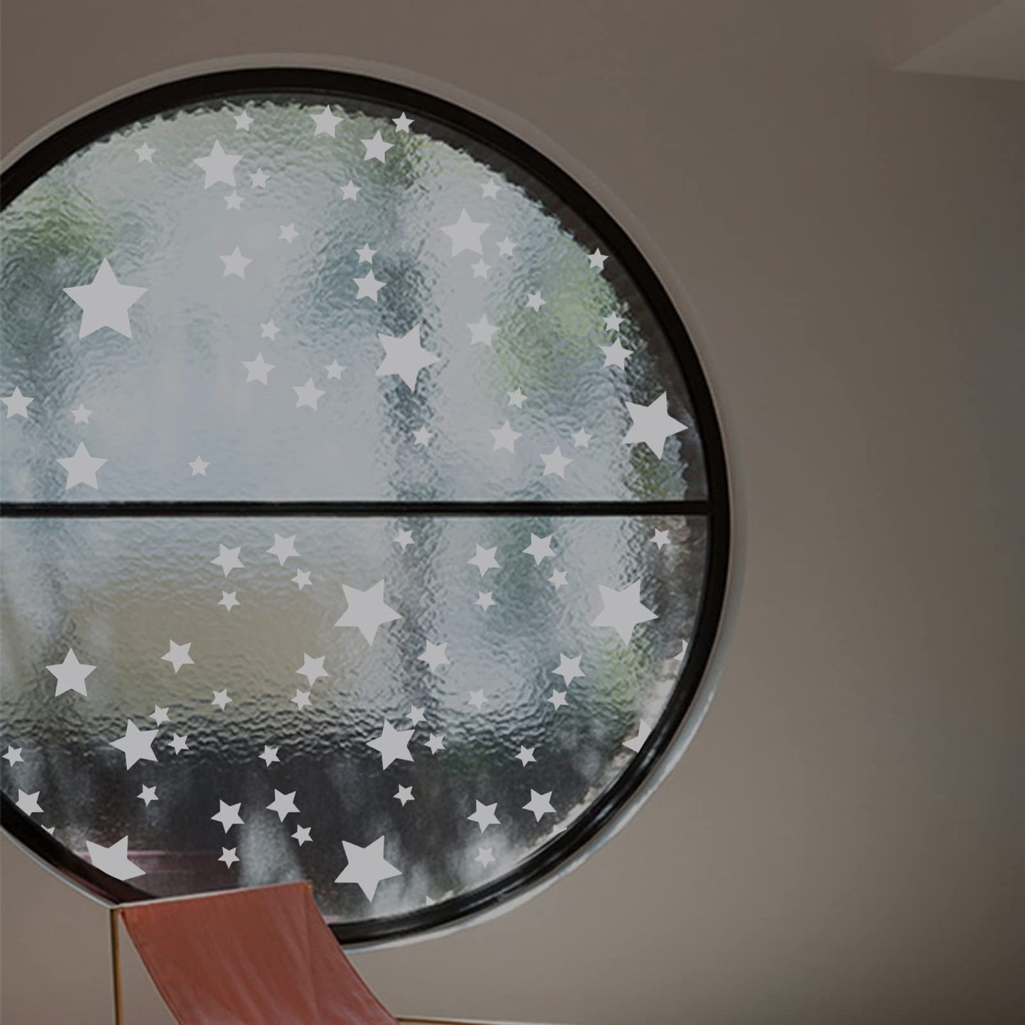 Sparkles & Stars Wall Decals - 500 Stars, Sparkle Decal, Kids Room & Nursery Wall Art, Grey Celestial Stickers